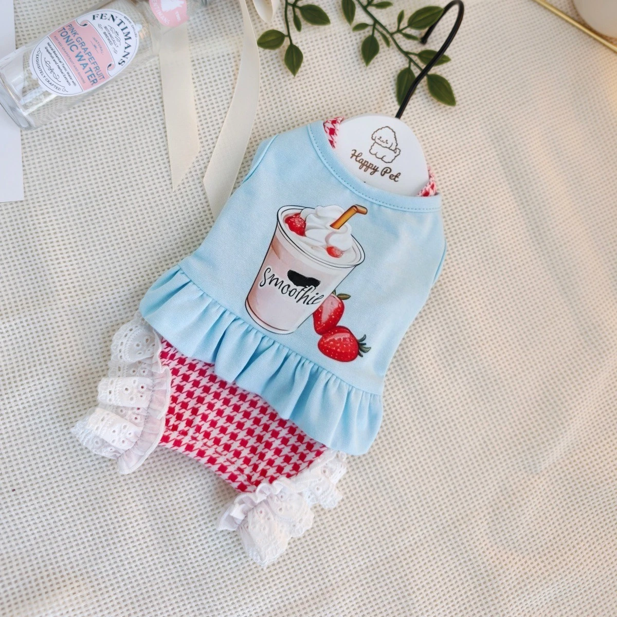 Ropa para perros: chaleco a cuadros y pijama de cachorros - imagen 3