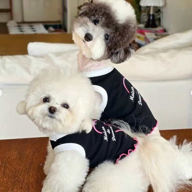 Camiseta verano ligera y transpirable para perros y gatos, algodón - imagen 4