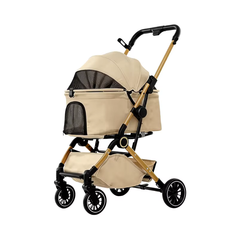 Carrito Plegable para Perros y Gatos – Transporte Seguro - imagen 3
