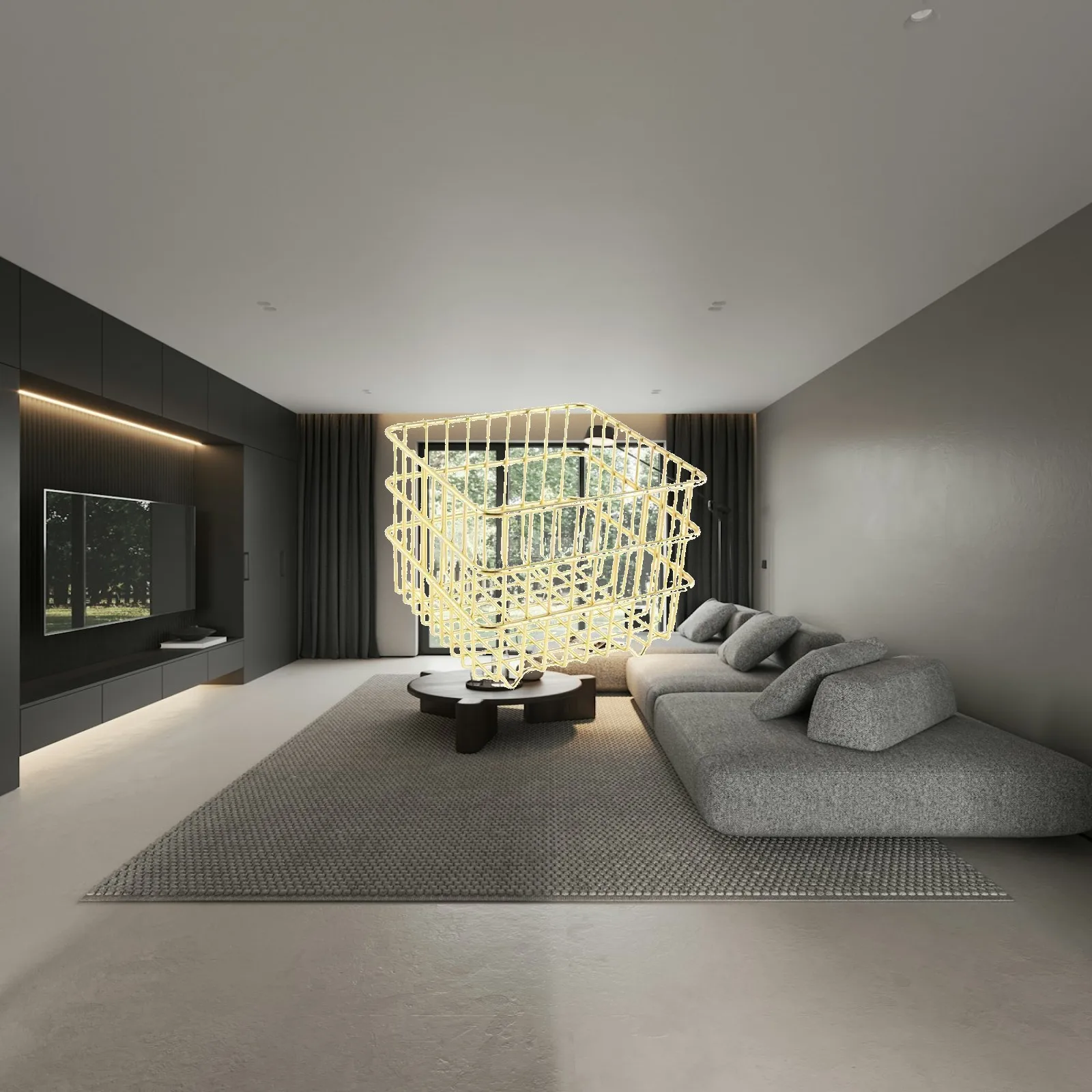 Cesta Organizada de Alambre Dorada para Baño, Despensa y Dormitorio - imagen 5