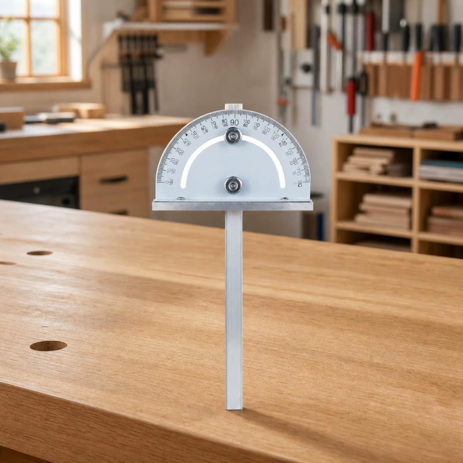Placa base para mesa de fresora con escalas – Accesorio ajustable - imagen 5
