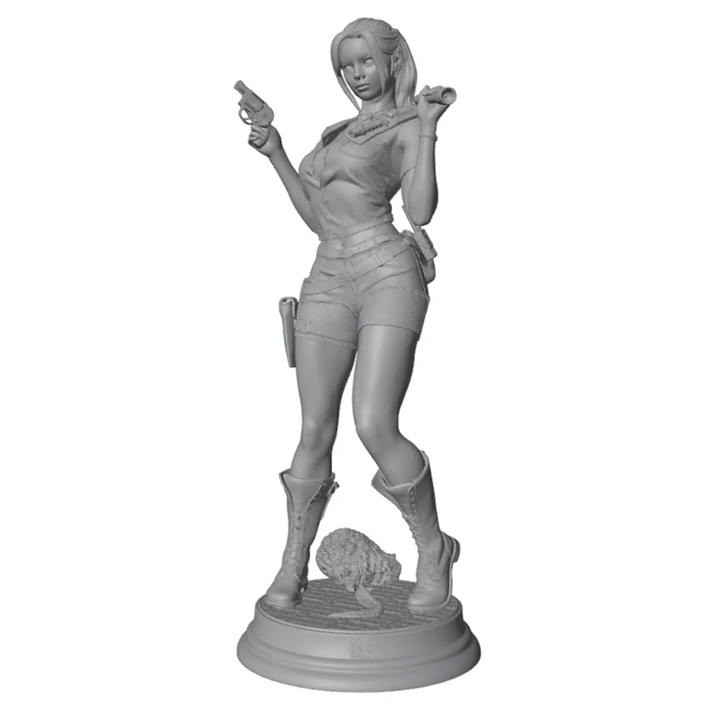 Detalle de figura sin pintar