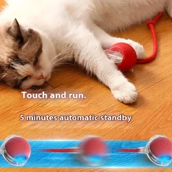 Juguete interactivo para gatos recargable USB: bolas rodantes automáticas