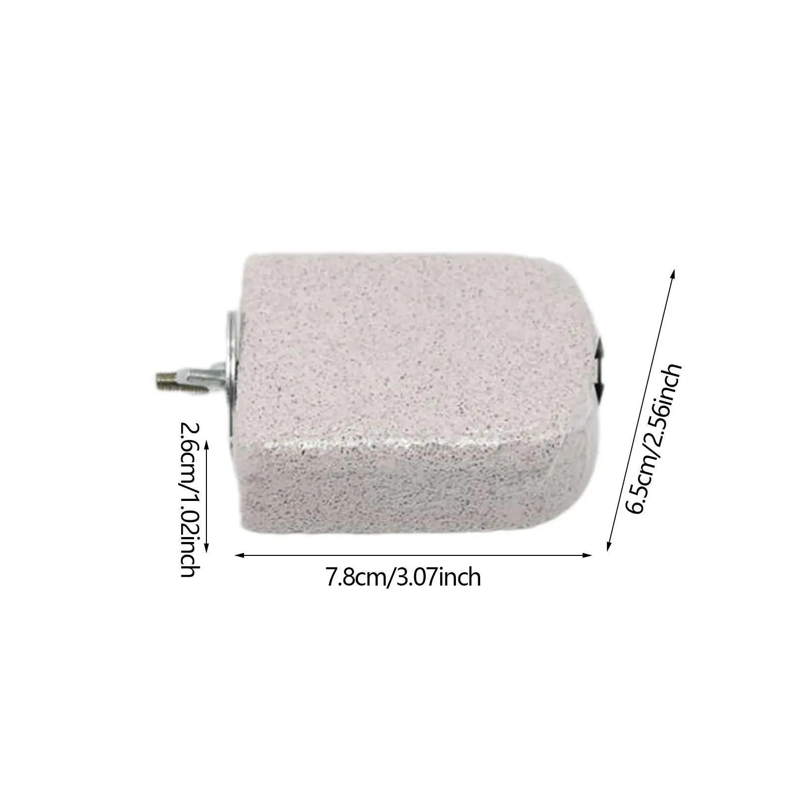 Percha para loros con piedra volcánica – Muela pico y uñas