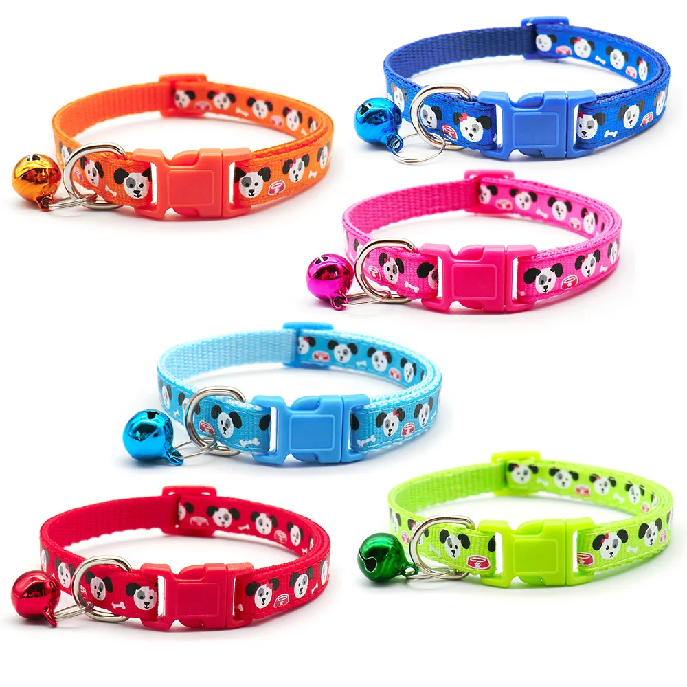 Collares con estampados variados para perros y gatos
