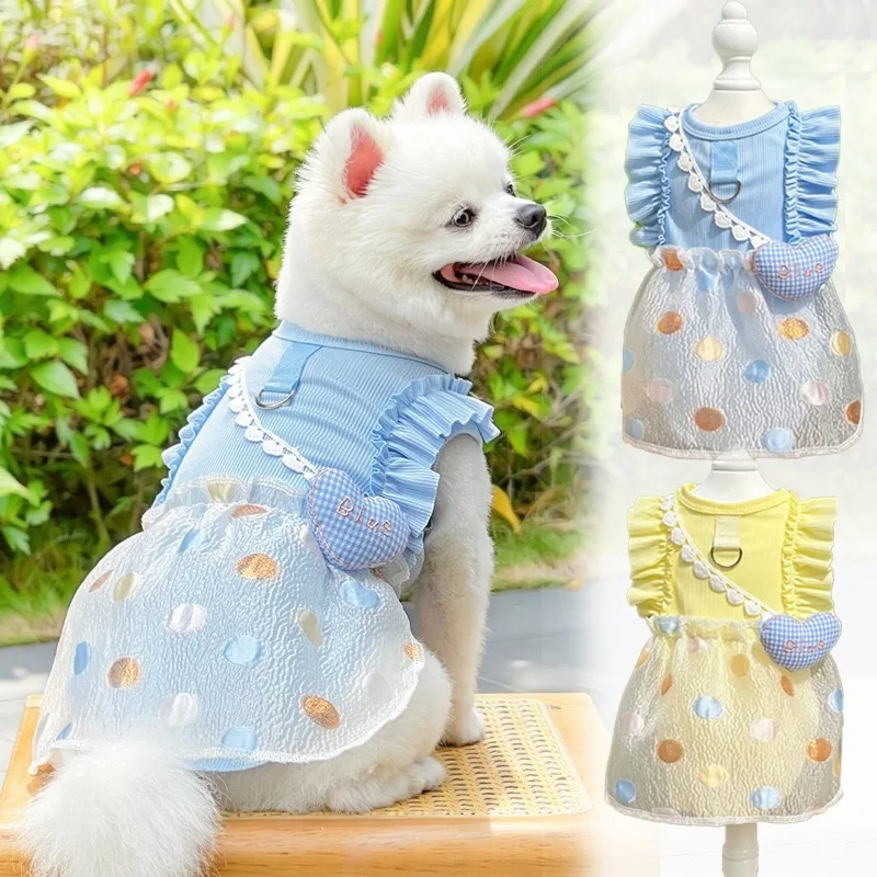 Vestido y overol fresco de verano para perro y gato - imagen 3