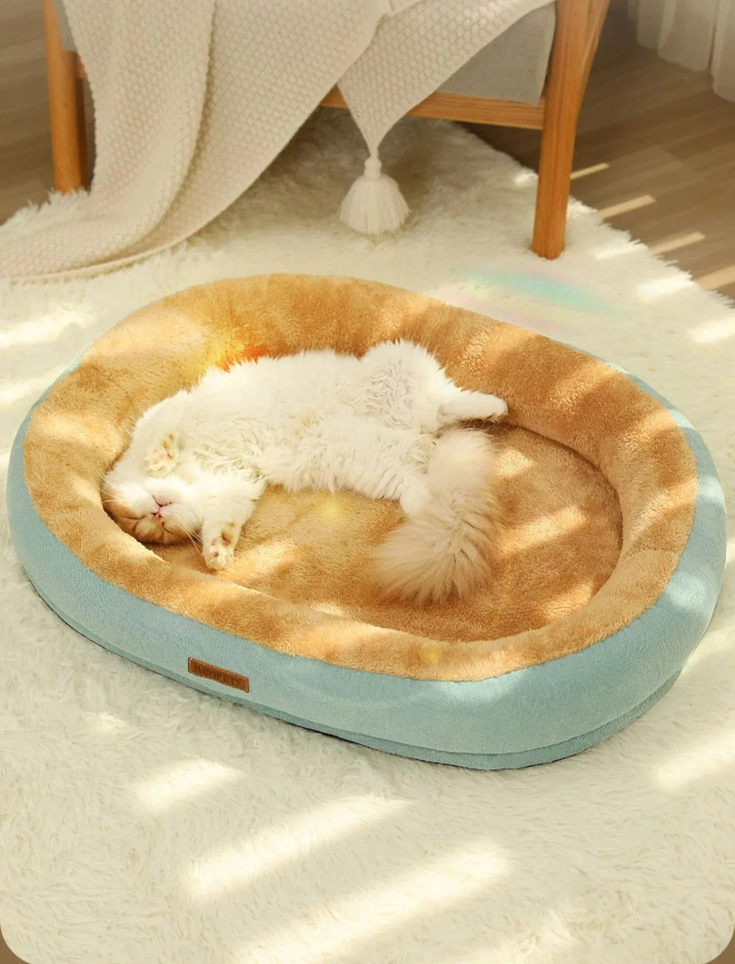 Cama en ambiente hogareño