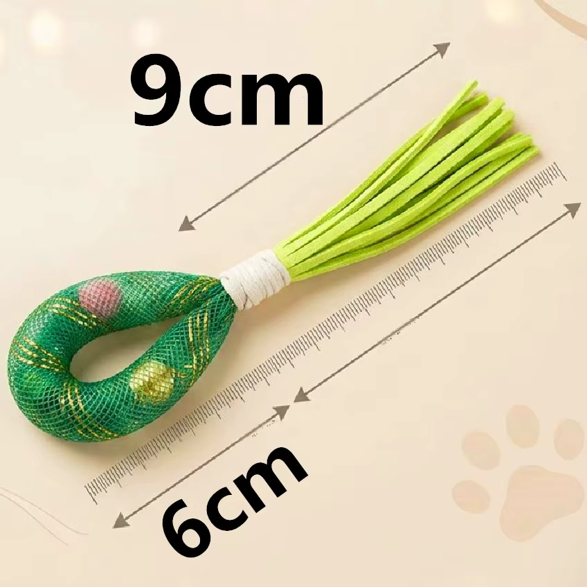 Juguete interactivo para gatos con campana y borlas - imagen 3