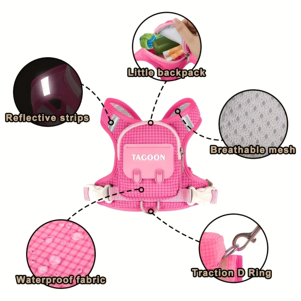 Mochila arnés ajustable para perro