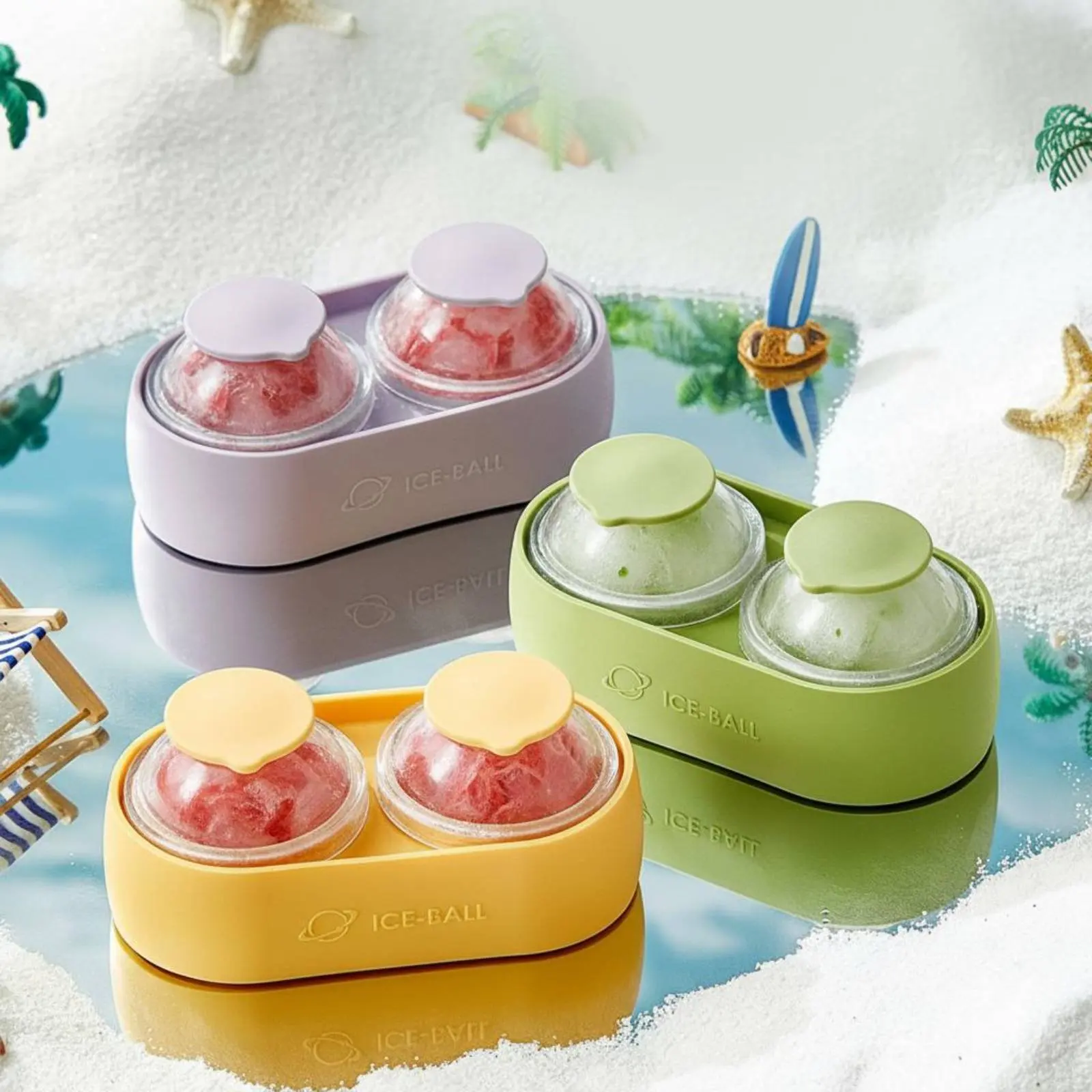Bandeja hielo silicona bolas para perros y gatos, apta congelador - imagen 4