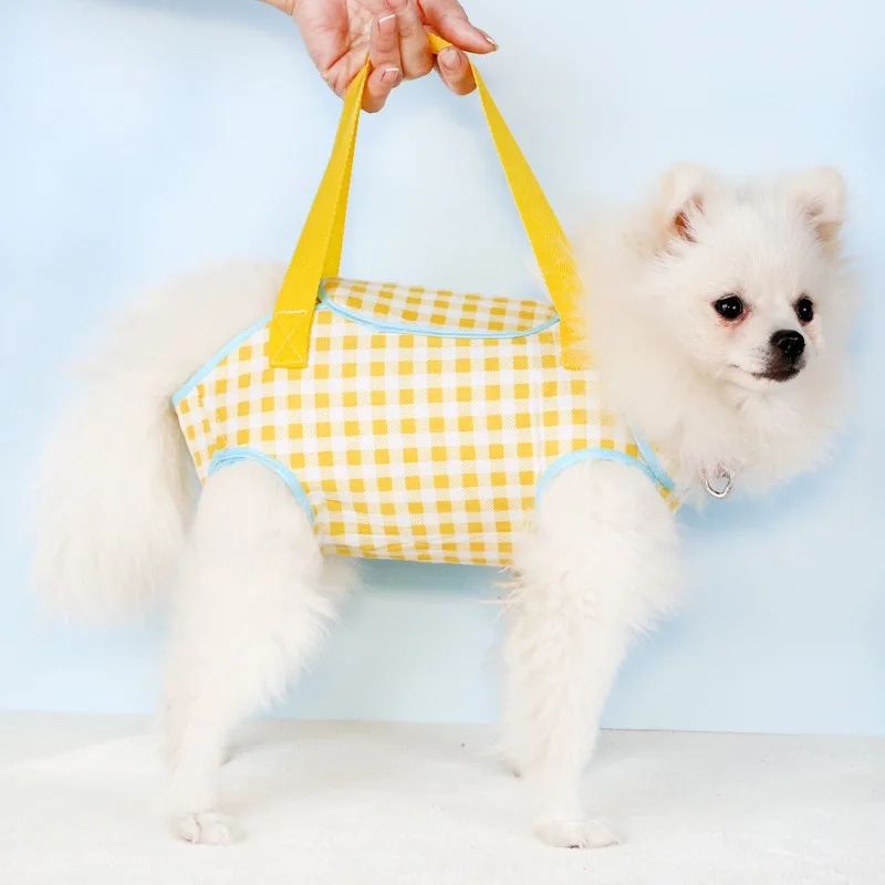 Arnés de pecho para perros con bandolera cruzada y asa de mano - imagen 5