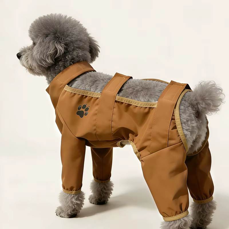 Traje antipolvo para perro Bulldog Francés – Chaqueta con patas - imagen 3