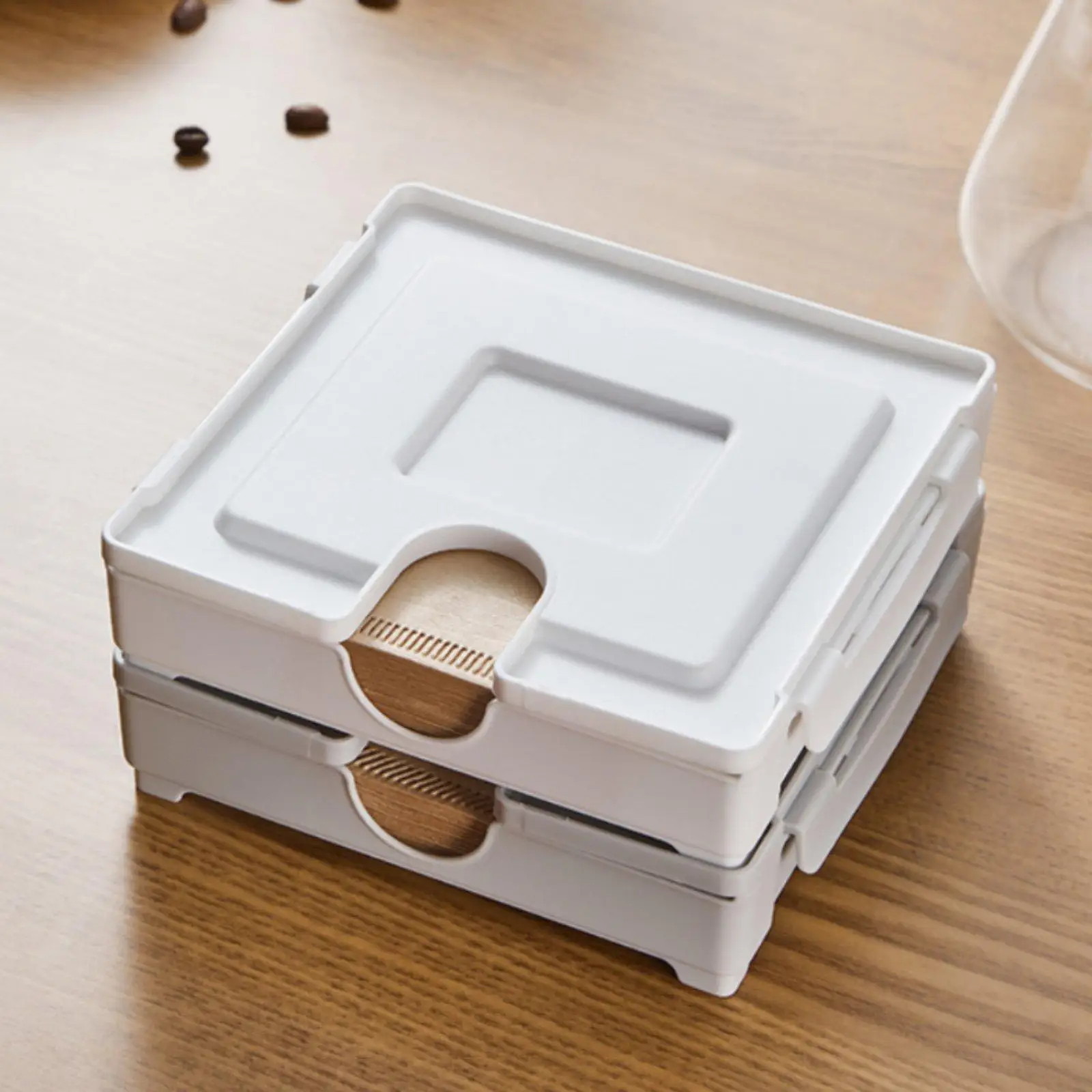 Organizador de café y filtros con soporte magnético para pared - imagen 4