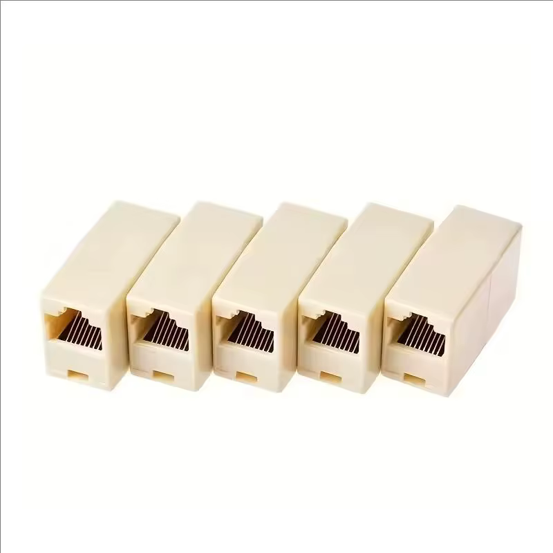 Conector RJ45 doble cable Ethernet acoplador LAN para gatos y perros - imagen 4