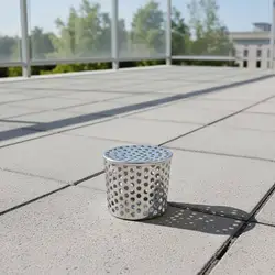 Tapa rejilla acero inoxidable para bajantes – Balcones, patios y tejados