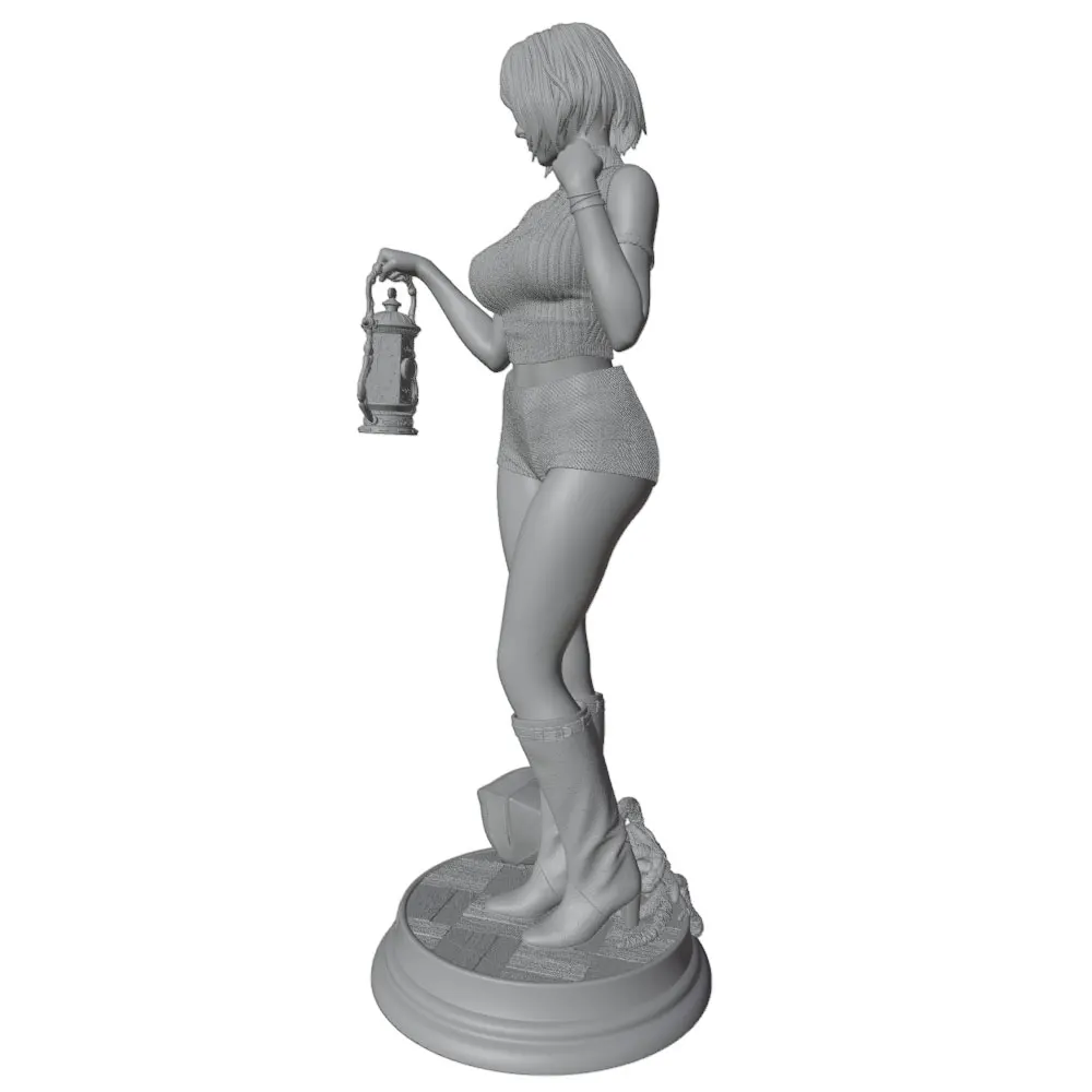 Figura resinada 1/24 para pintar – Miniatura GK de 75mm DIY sin montar - imagen 4