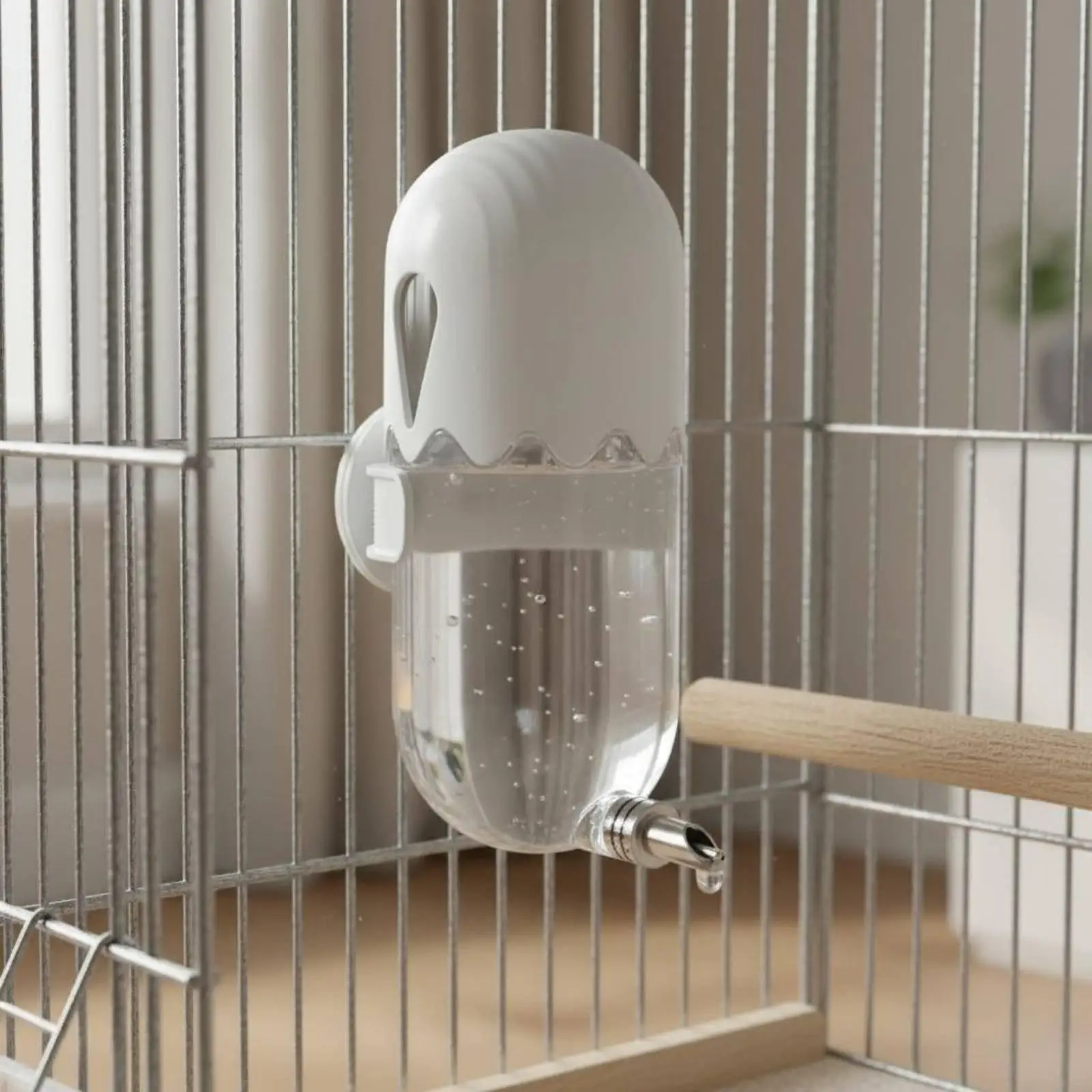 Bebedero automático antiderrames para loros y pájaros - imagen 5