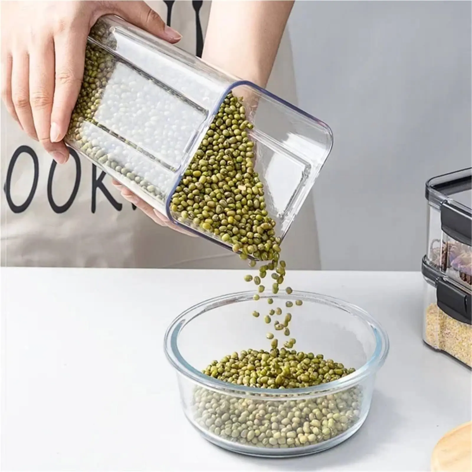 Recipiente hermético para pienso de gato y perro, apto para nevera - imagen 3