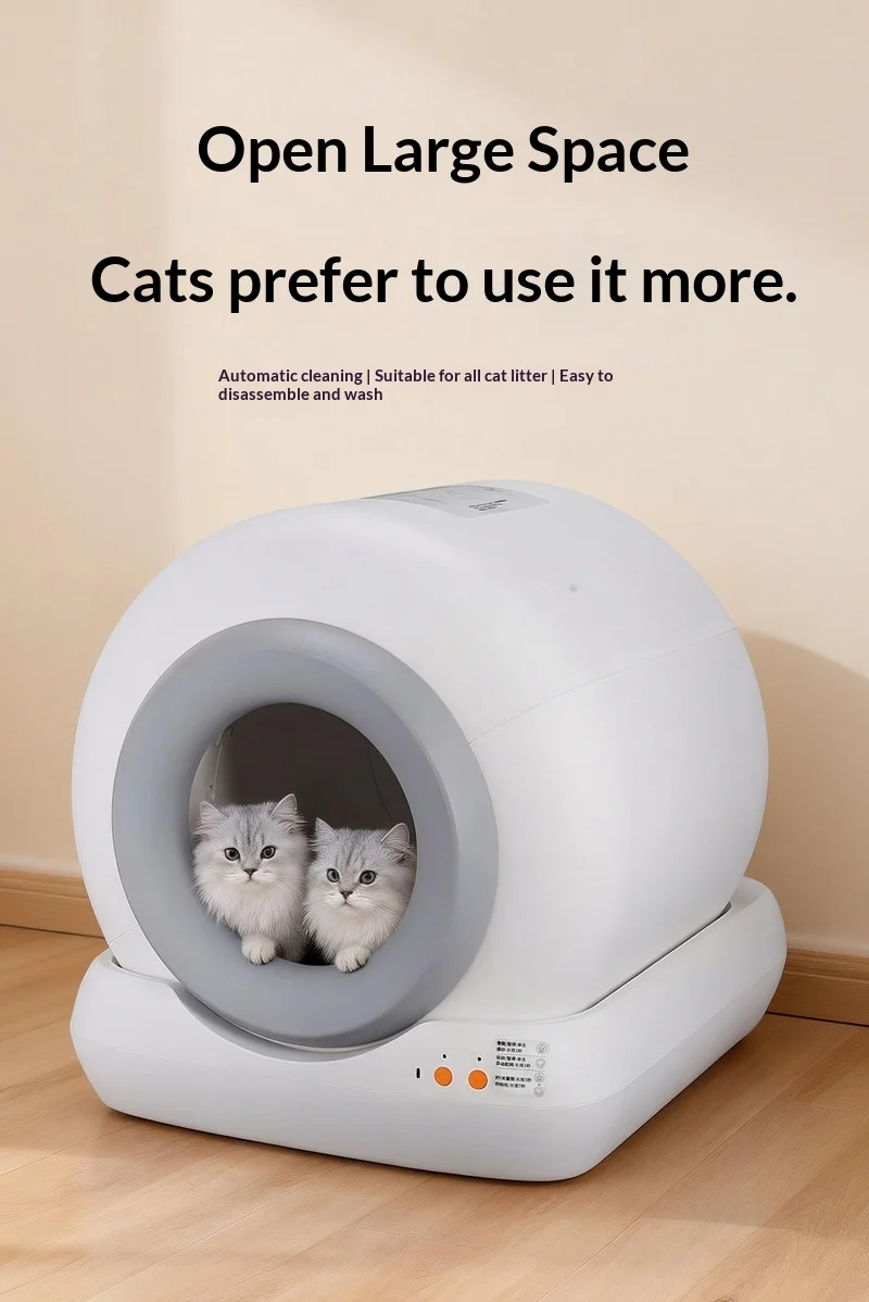 Caja de arena inteligente autolimpiable para gatos