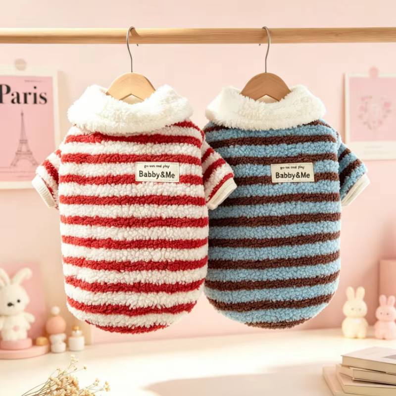 Sudadera de felpa para perros y gatos – Bichón y cachorros