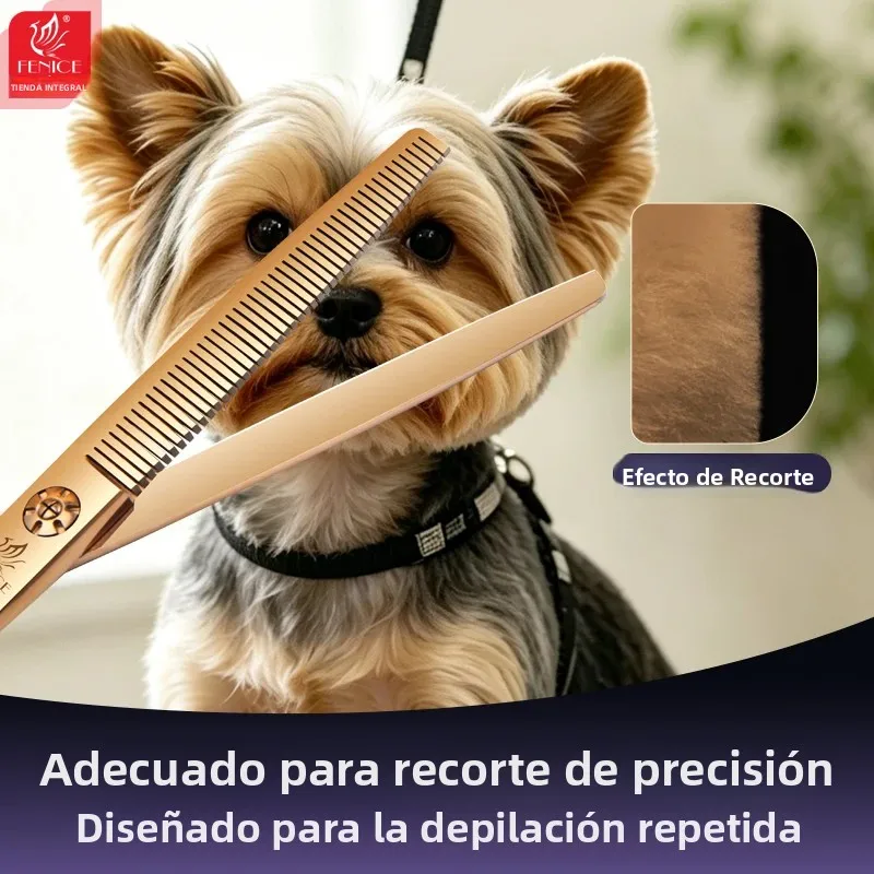Tijeras Entresacar para Perros Fenice – V-dientes 6.5/7 Pulgadas