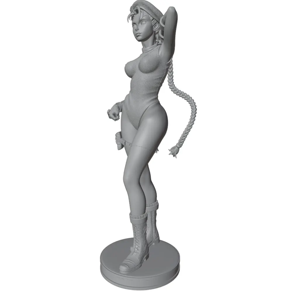 Kit resina GK 1/24 chica – Miniatura impresa 3D sin pintar ni montar - imagen 4