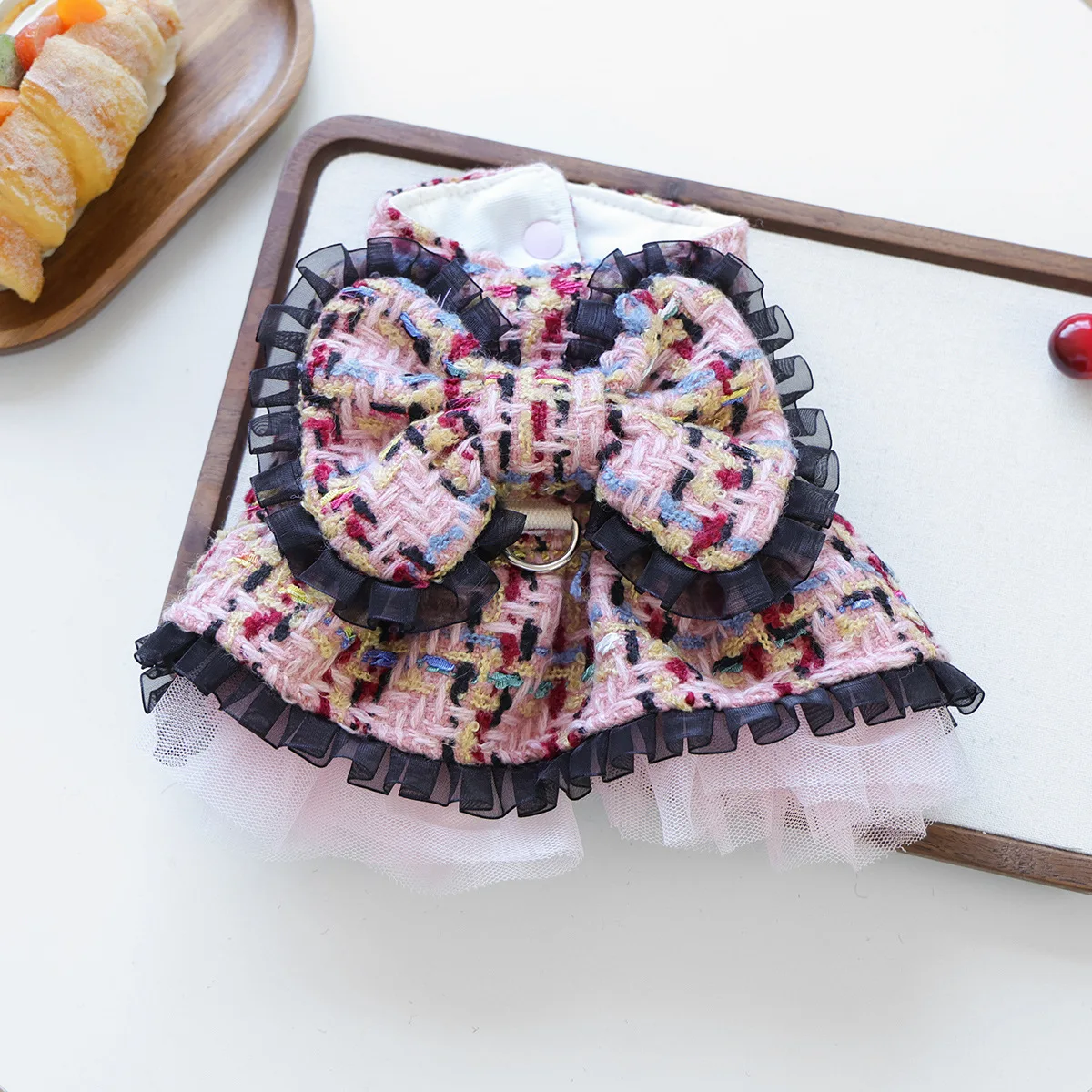 Vestido de Princesa para Perros Pequeños – Traje de Fiesta con Lazo