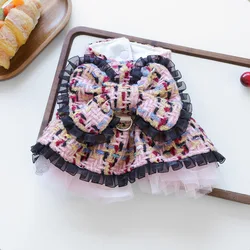 Vestido de Princesa para Perros Pequeños – Traje de Fiesta con Lazo
