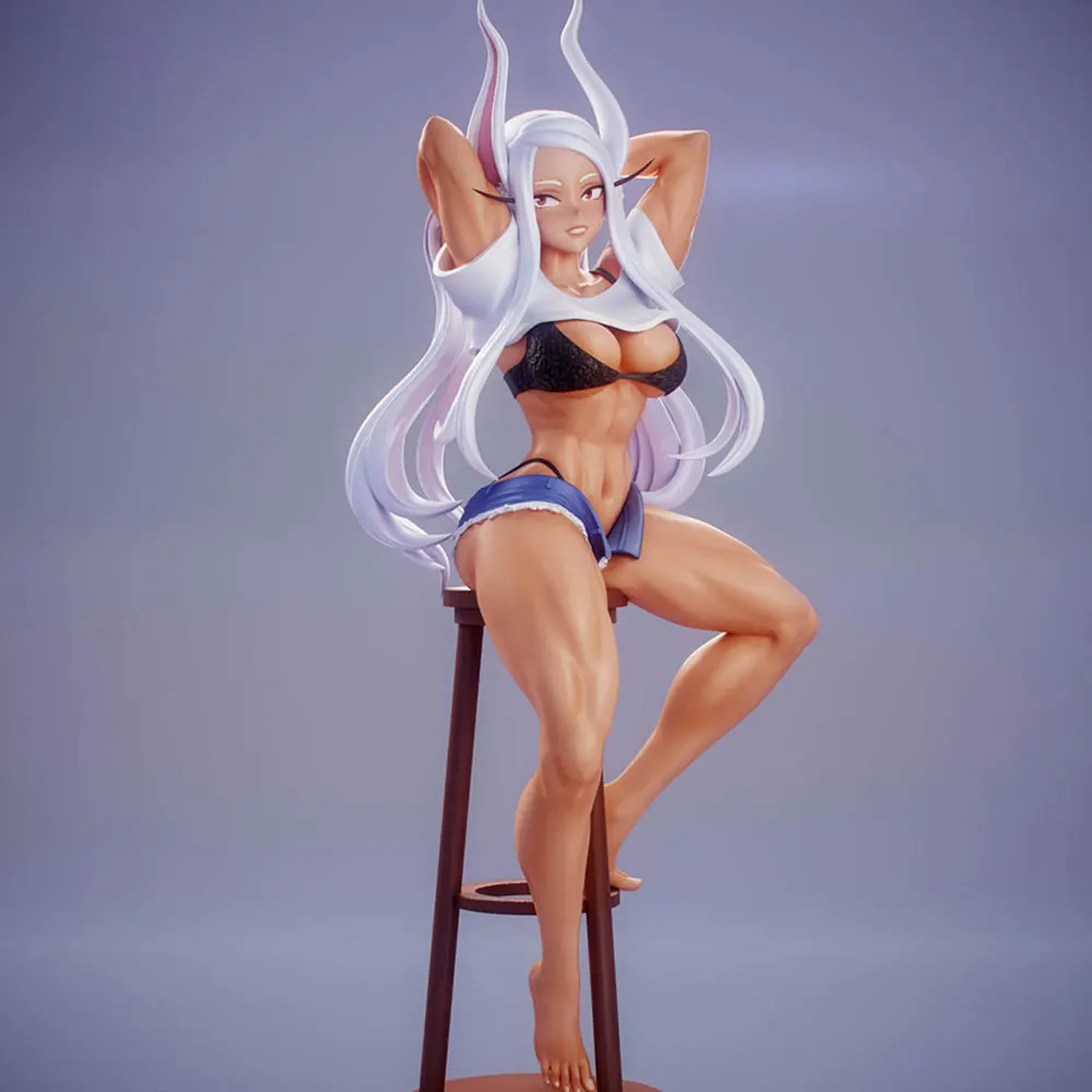 Miniatura de mujer sexy en resina para pintar – Modelo sin montar - imagen 3