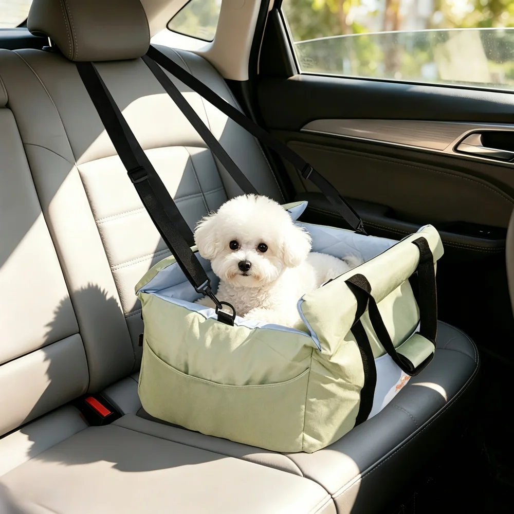 Asiento elevador para perros con cinturón y funda lavable