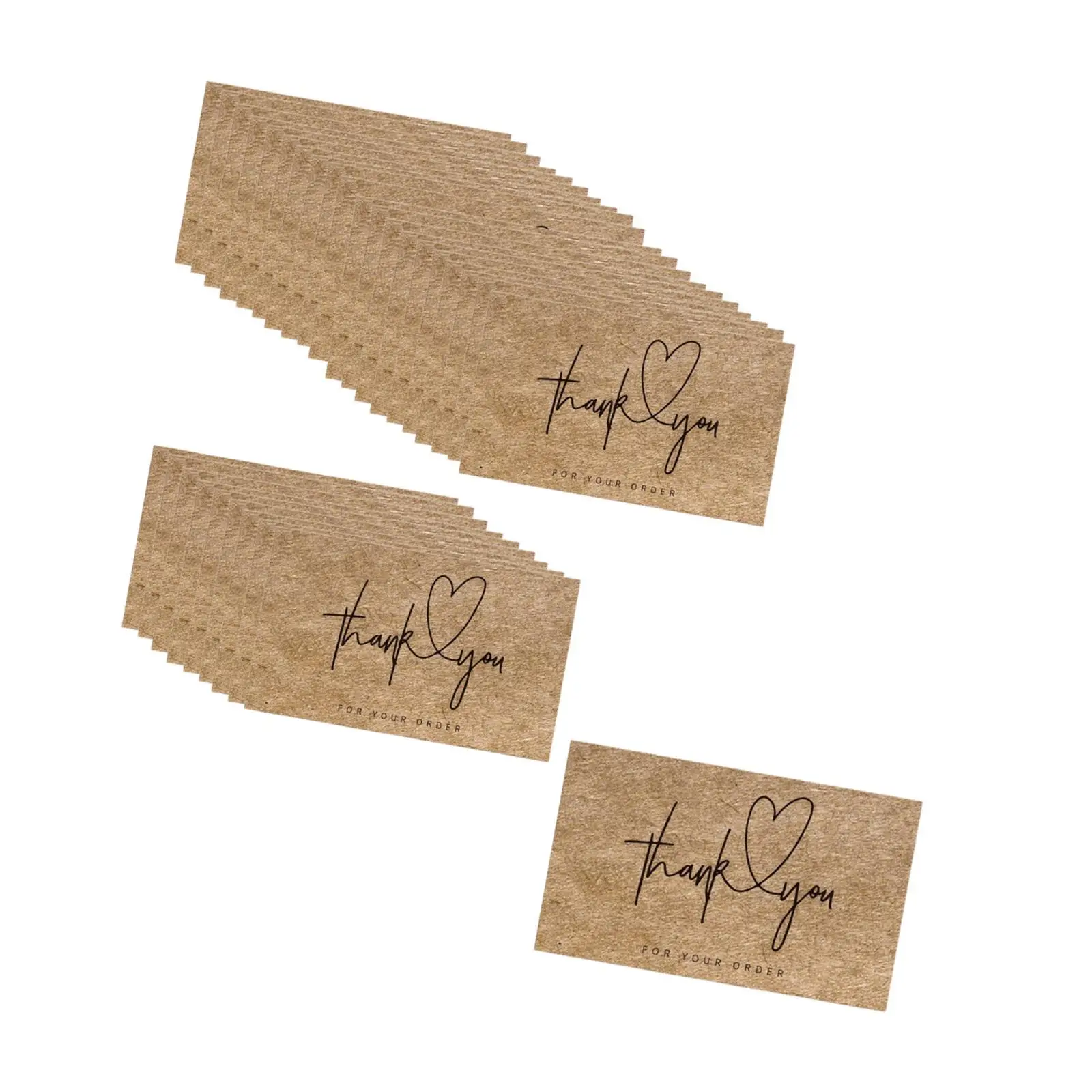 Tarjetas Kraft Mini para Invitados – Notas de Agradecimiento 30 uds. - imagen 4