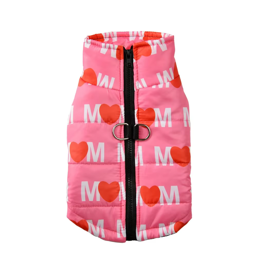 Abrigo estampado para perros y gatos pequeños