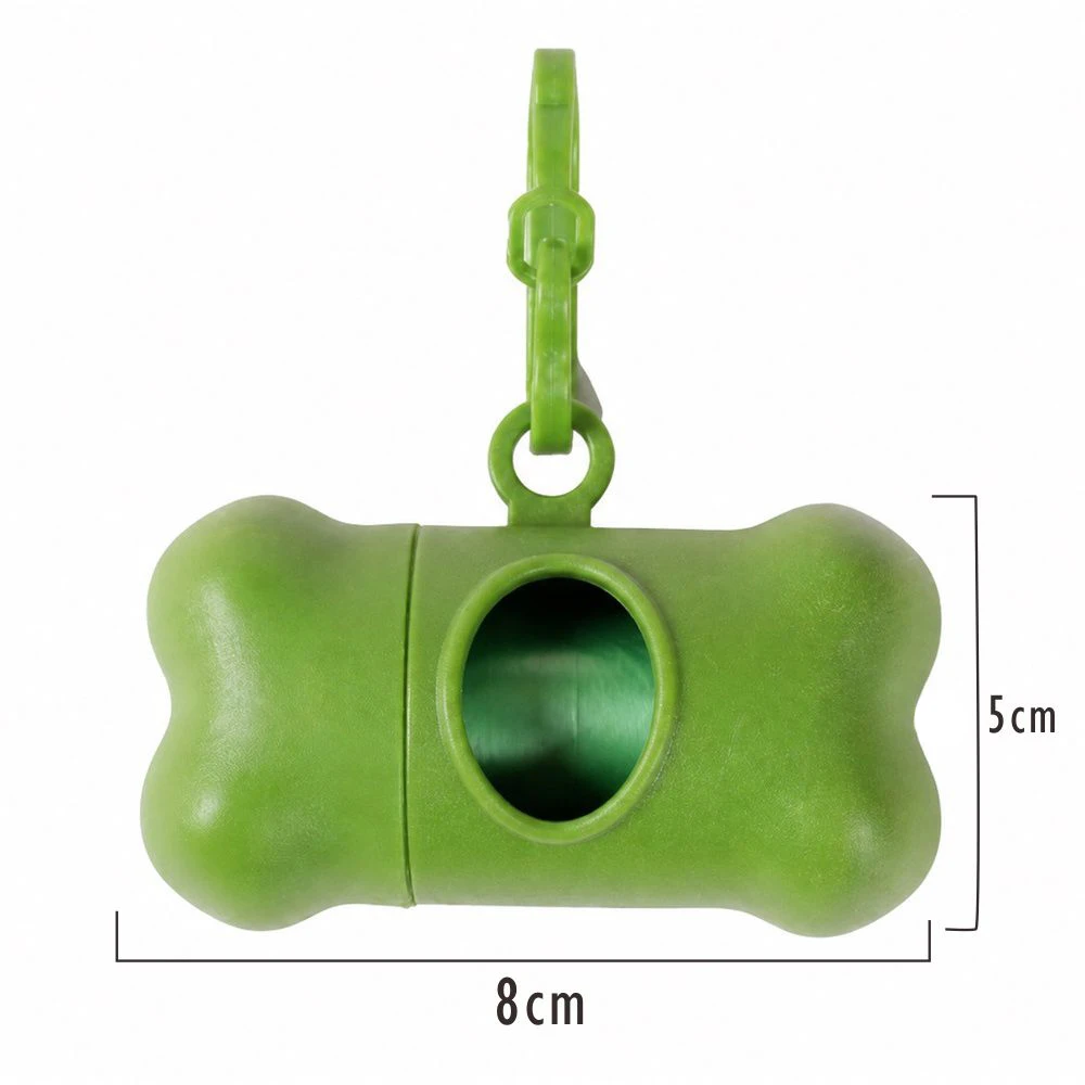 Dispensador bolsas para perro con forma de hueso a prueba de fugas - imagen 3