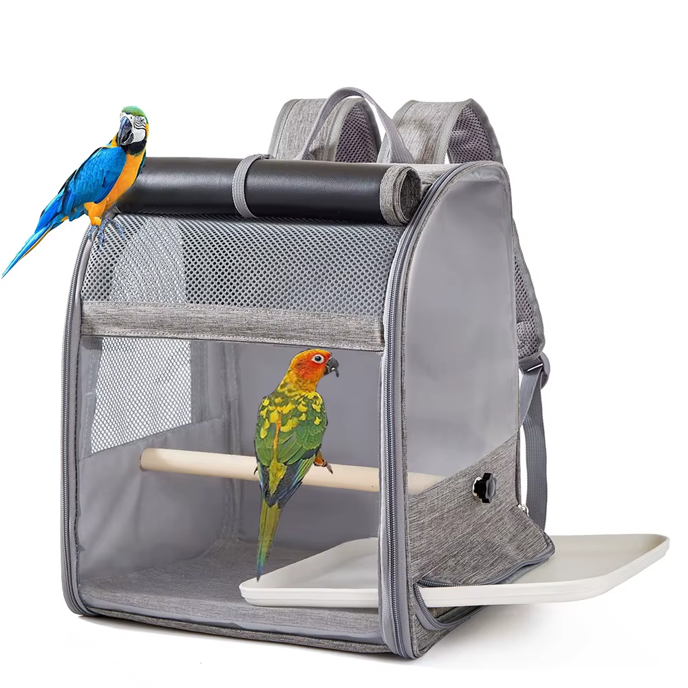 Mochila de transporte transpirable y portátil para aves pequeñas - imagen 5