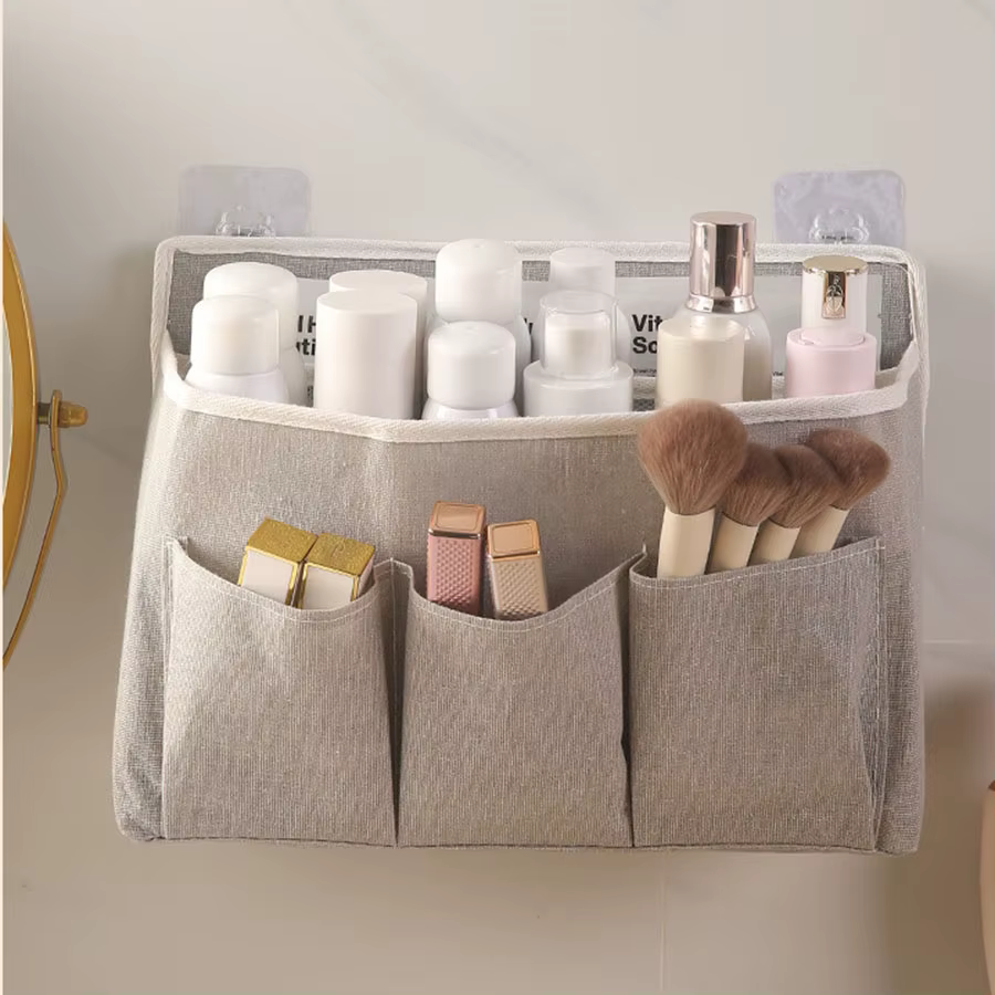 Organizador colgante de bolsillos para accesorios gato y perro