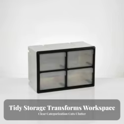Organizador de cajones transparentes para gato y perro