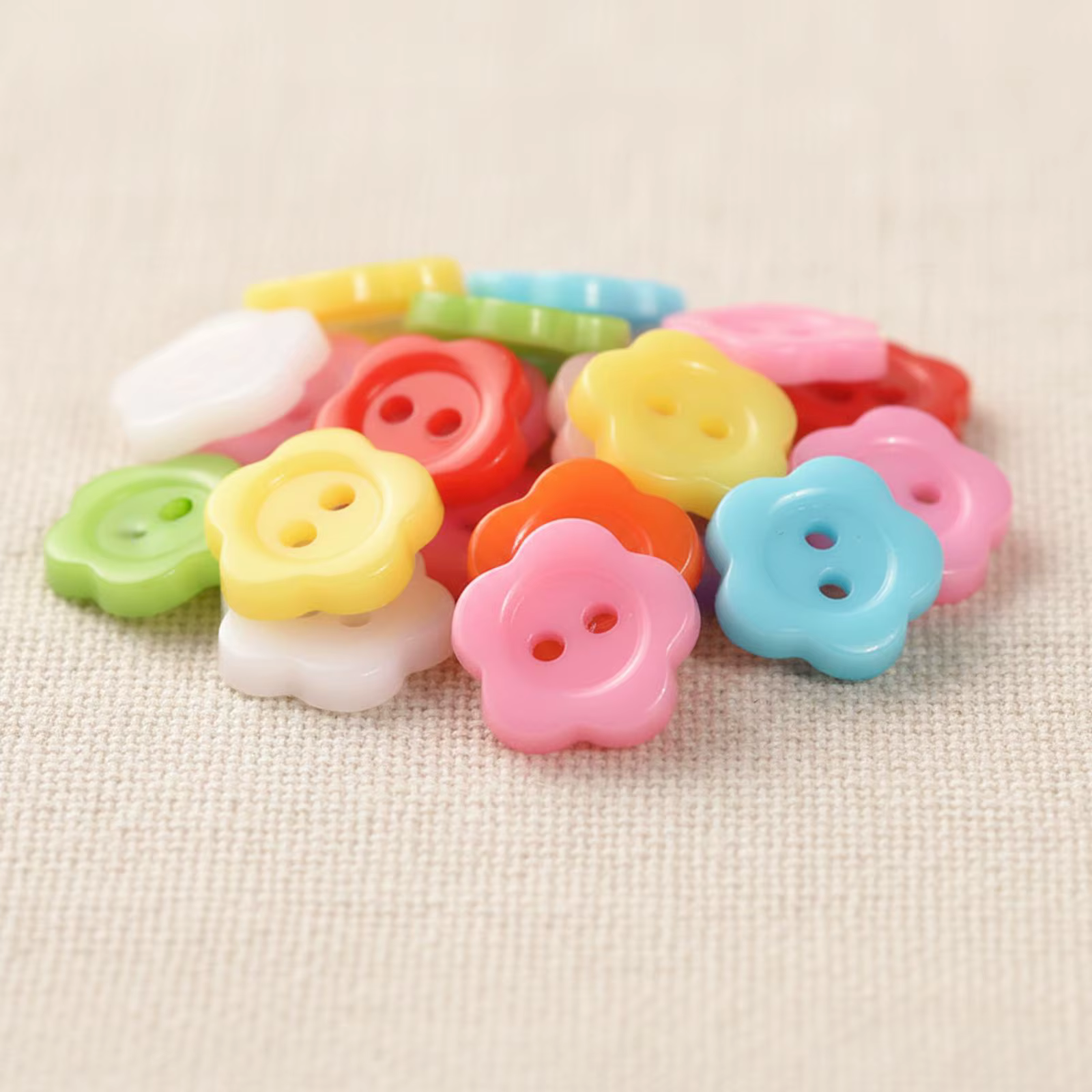 Botones de diferentes formas y colores