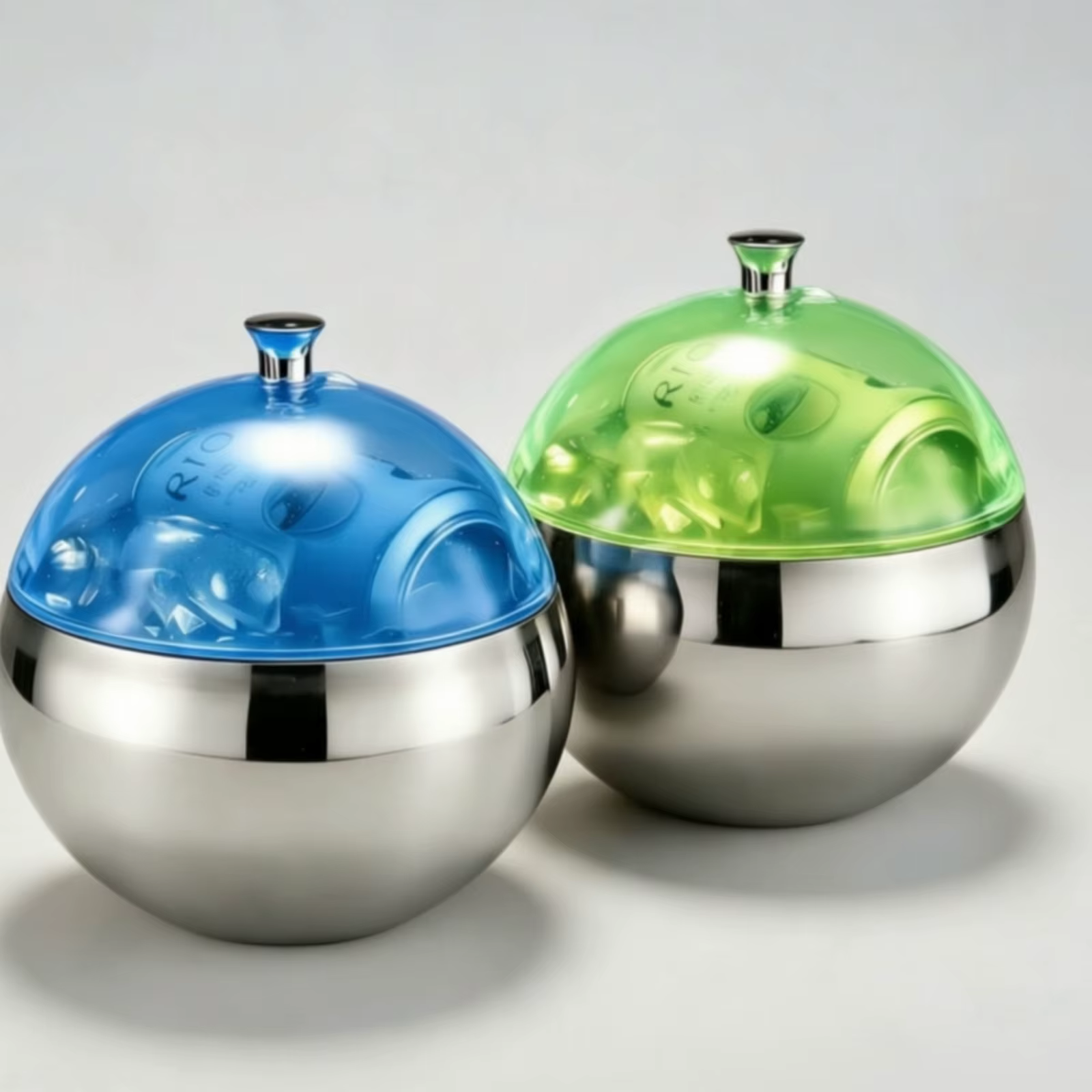 Sferische ijs emmer met deksel – Voedselveilig en elegant design - imagen 4