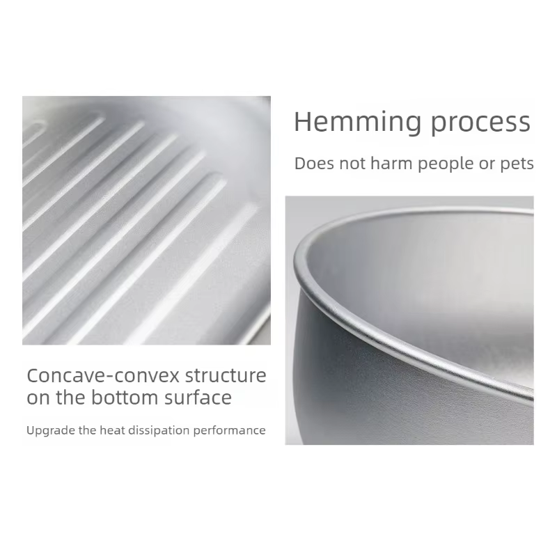 Cama refrescante de aluminio con bandeja para gatos adultos