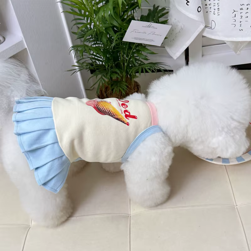 Vestido de verano con capucha para cachorros Chihuahua - imagen 2