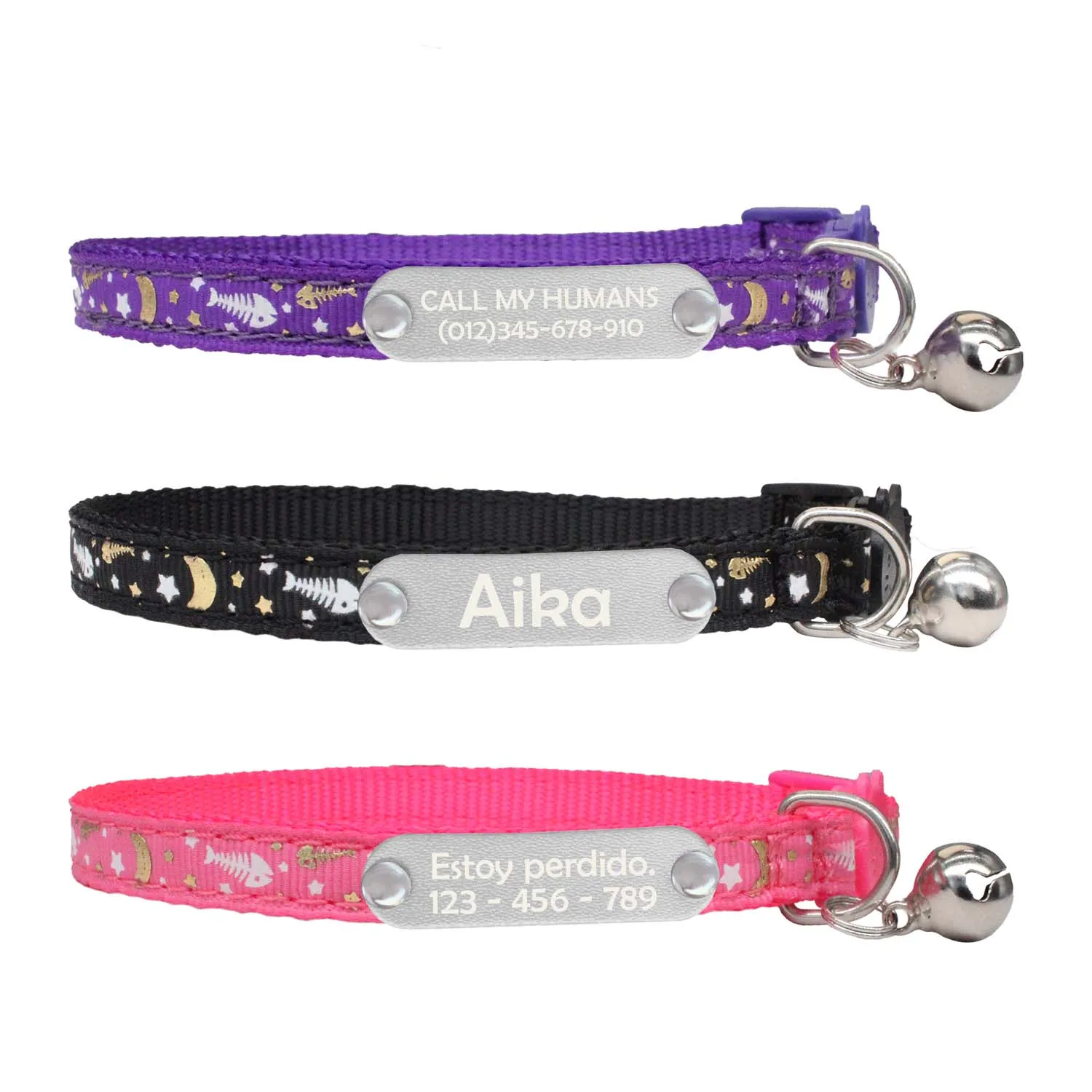 Collar ajustable para gatito