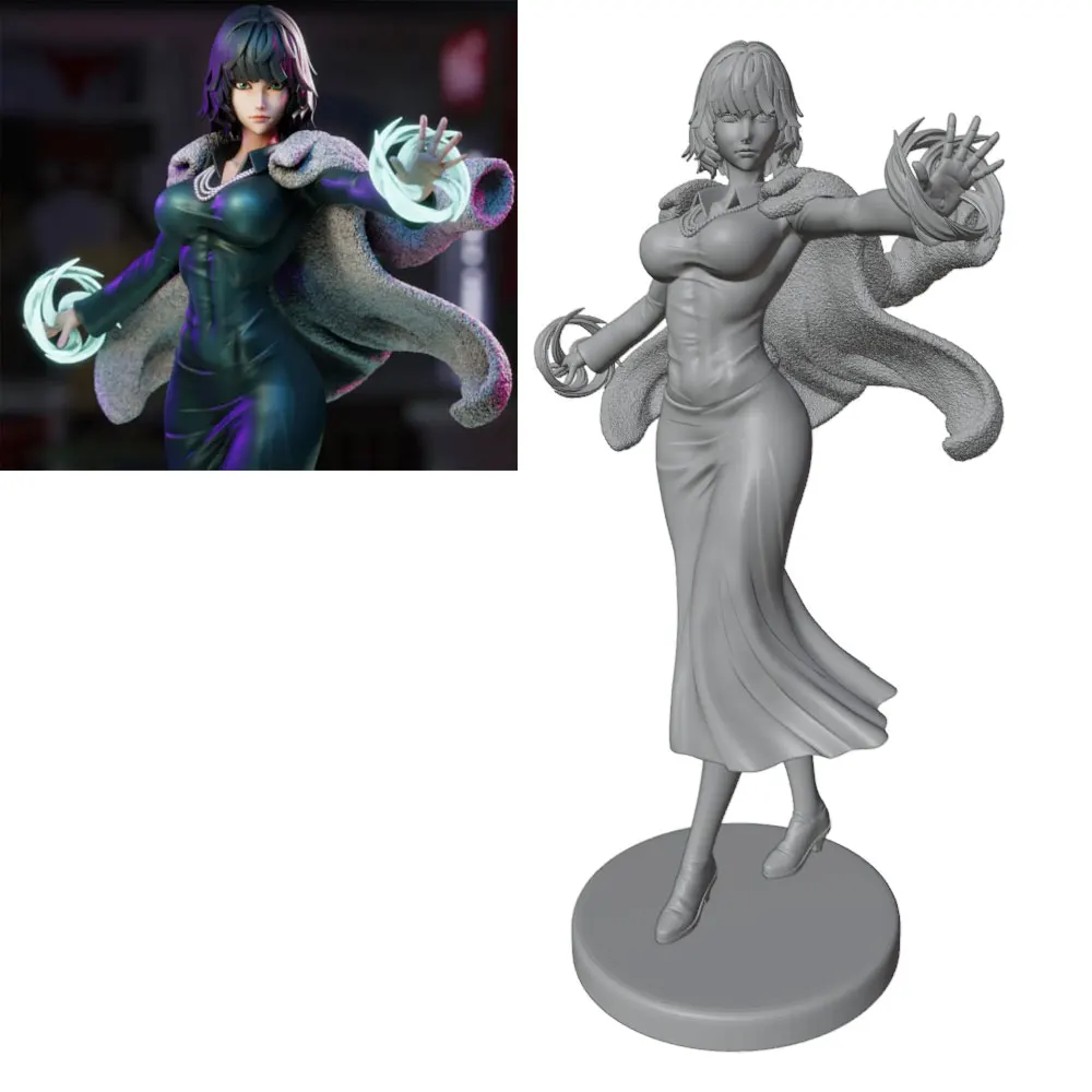 Detalle de las piezas del kit de figura guerrera