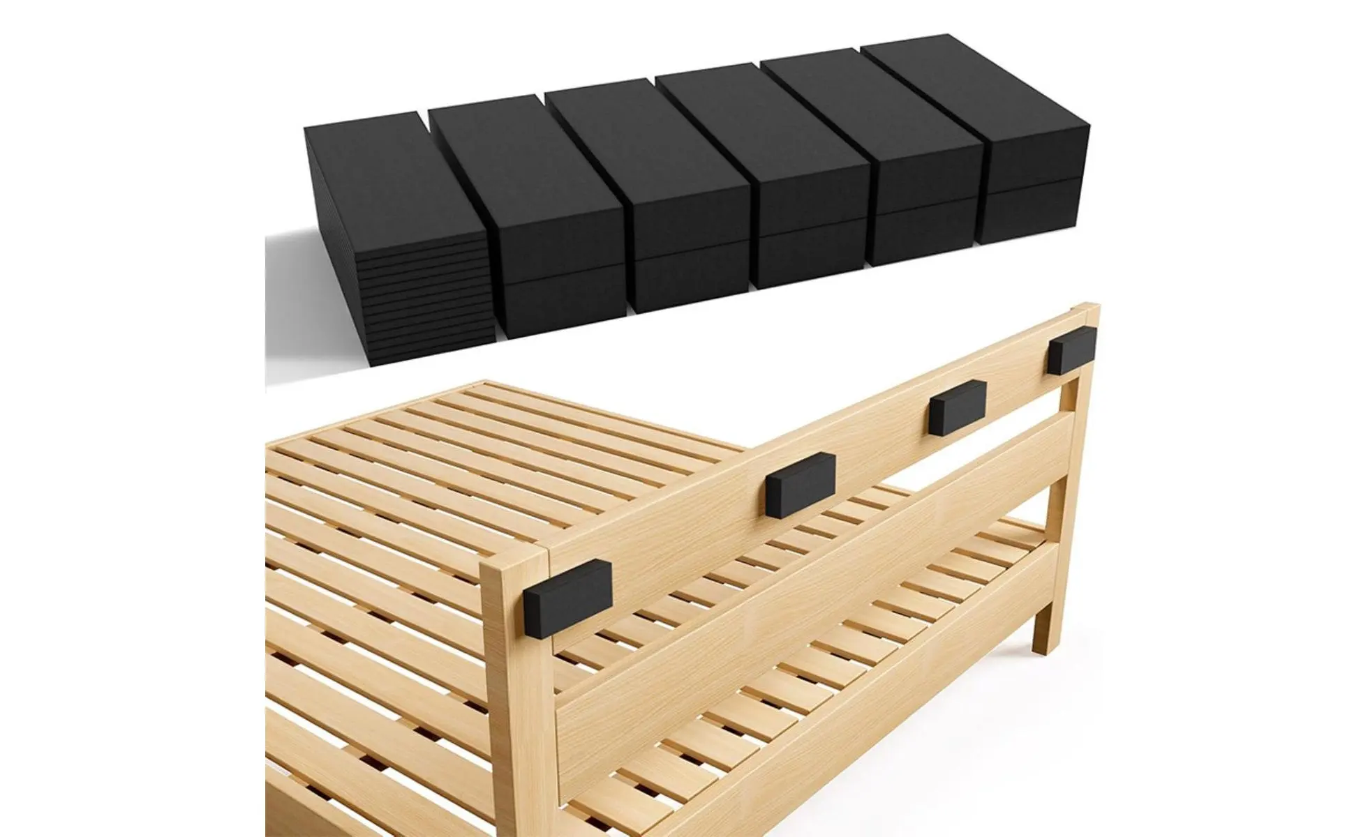 Protección de pared para cabecero y muebles con ajuste adhesivo