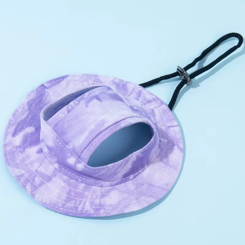 Gorro con protección solar para perros y gatos ajustable orejas libres - imagen 2