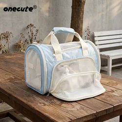 Bolsa de transporte transpirable para gatos y perros pequeños