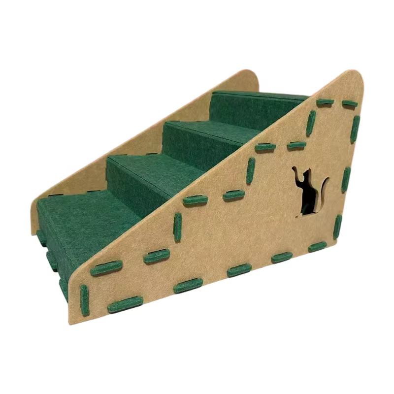 Rampa antideslizante para gatos y perros pequeños – Escalera desmontable para cama y sofá - imagen 2