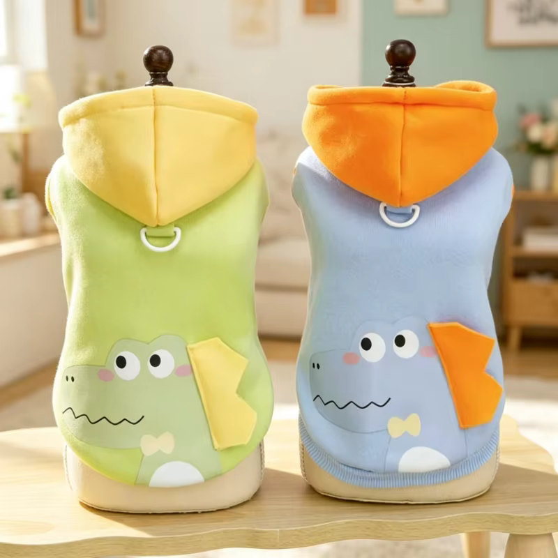 Sudadera con capucha estampada para perros y gatos – Otoño - imagen 5