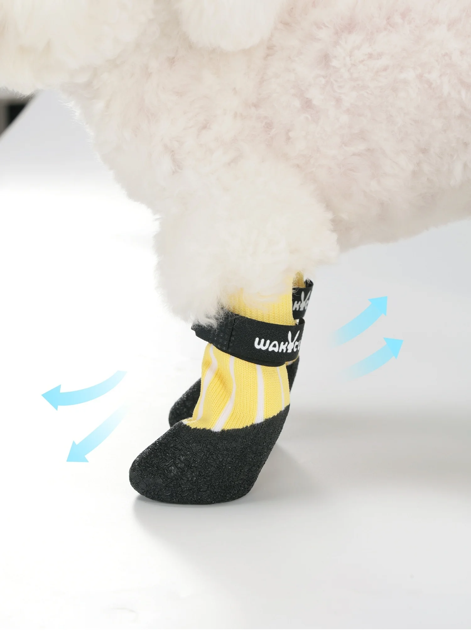 Detalle de la suela flexible