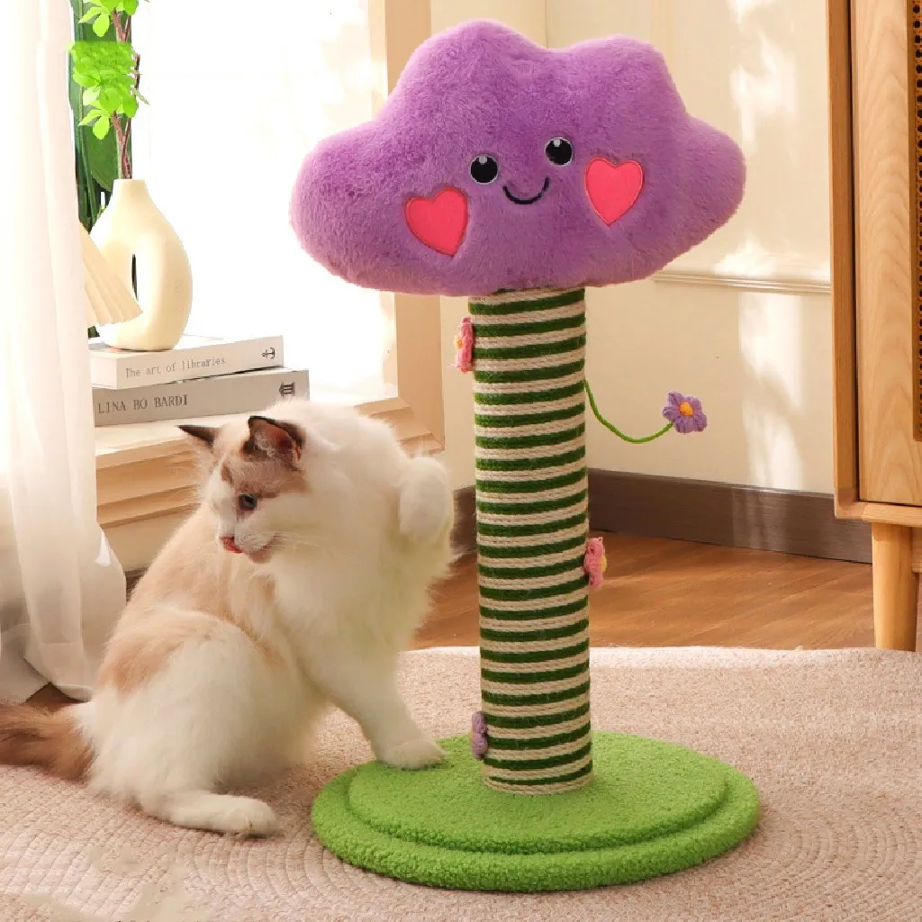 Torre juegos gatos con rascador sisal y plataformas - imagen 2