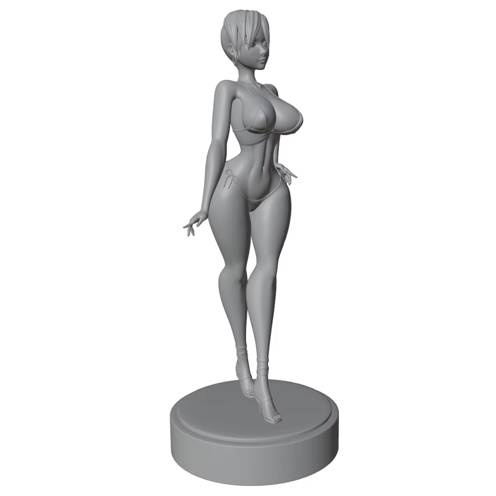 Figura para juegos de rol sin pintar